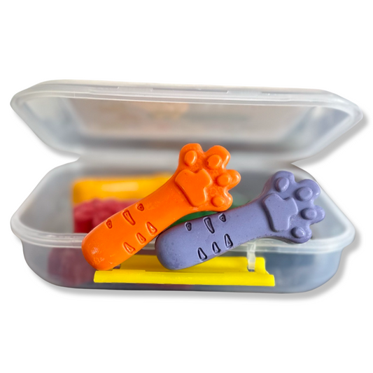 Cat & Dog Paw Crayon Box