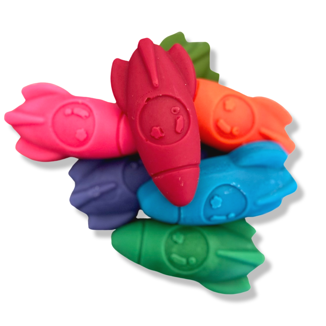 Rocket Crayon Box