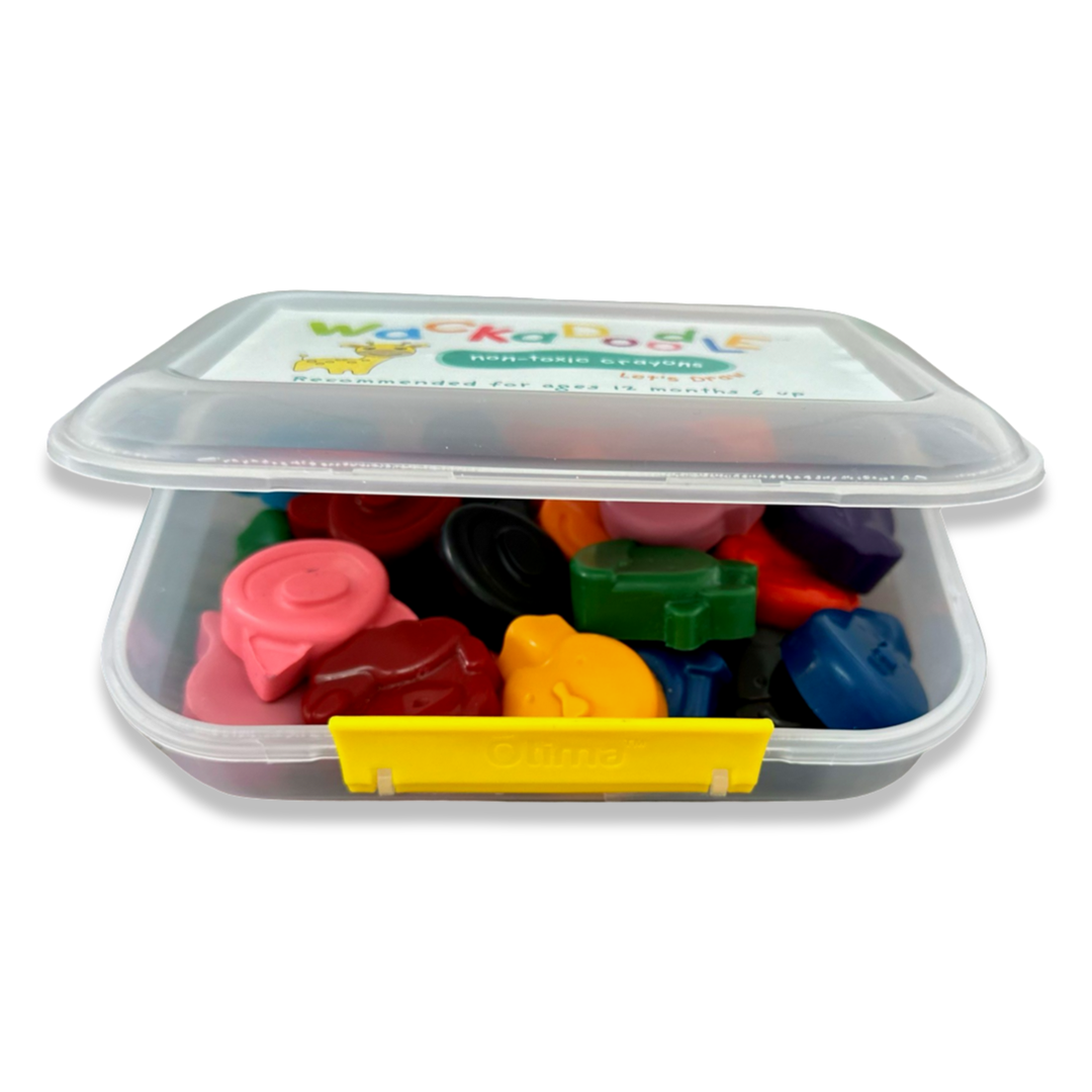 Farm Animal Crayon Box